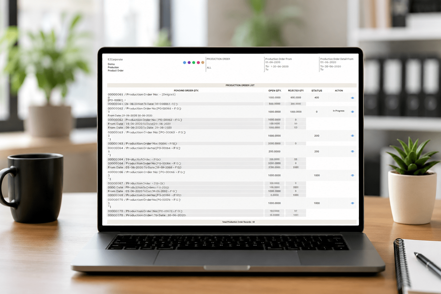 Production Management System